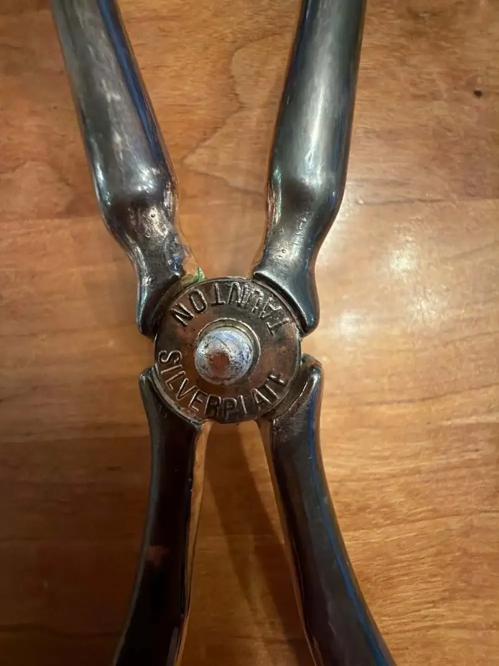 Vintage Taunton Silverplate Serving Tongs